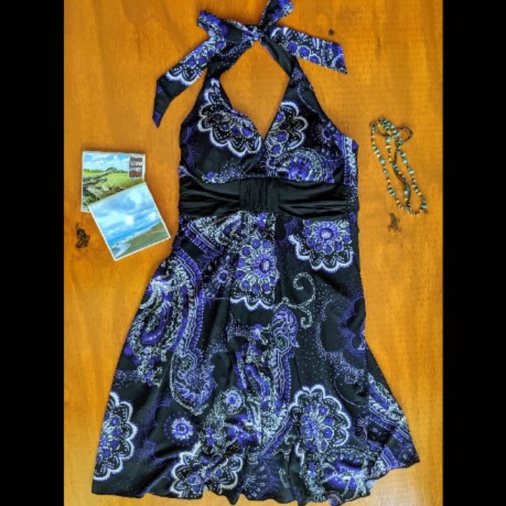 Speechless Purple Halter Dress Size M